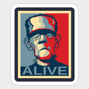 Jim8ball - Frankenstein Alive! T-Shirt Sticker